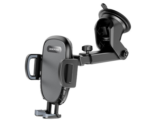 Тримач для мобільного BOROFONE BH53 Windy center console car holder Black Grey (BH53B)
