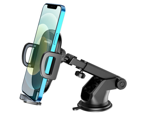 Тримач для мобільного BOROFONE BH53 Windy center console car holder Black Grey (BH53B)