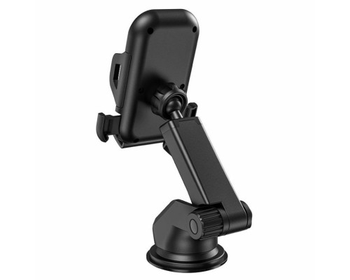 Тримач для мобільного HOCO CA76 Touareg one-touch center console car holder Black