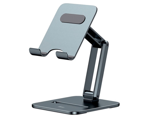 Тримач для мобiльного Baseus Desktop Biaxial Foldable Metal Stand (for Tablets) Grey