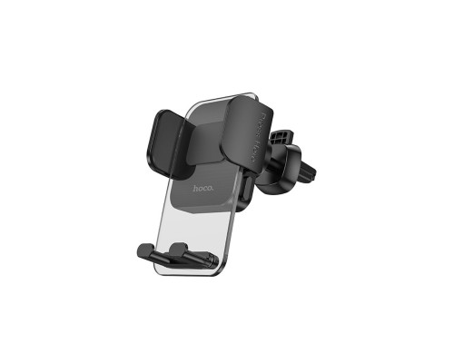 Тримач для мобільного HOCO CA117 Exquisite press type air outlet car holder Black