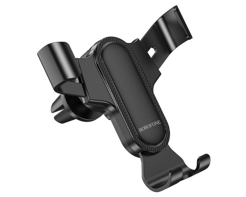 Тримач для мобільного BOROFONE BH74 Rock air outlet gravity car holder Black