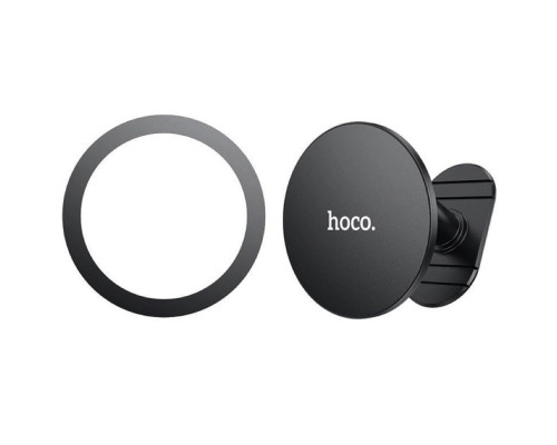 Тримач для мобільного HOCO H13 Fine jade ring magnetic car holder(center console) Black