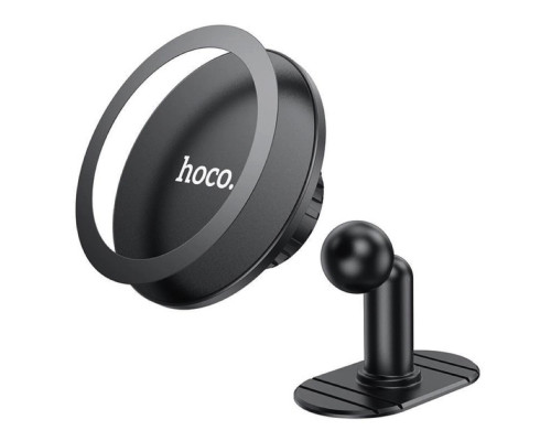 Тримач для мобільного HOCO H13 Fine jade ring magnetic car holder(center console) Black