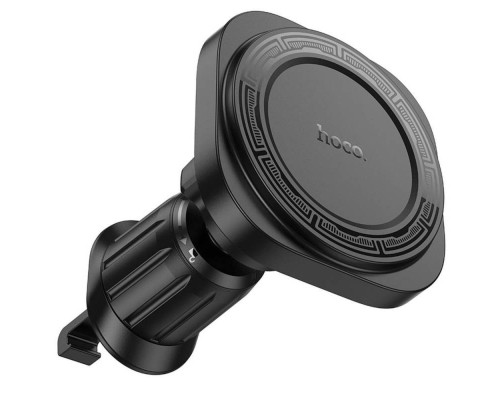 Тримач для мобільного HOCO H28 Rainbow ring magnetic car holder(air outlet) Black