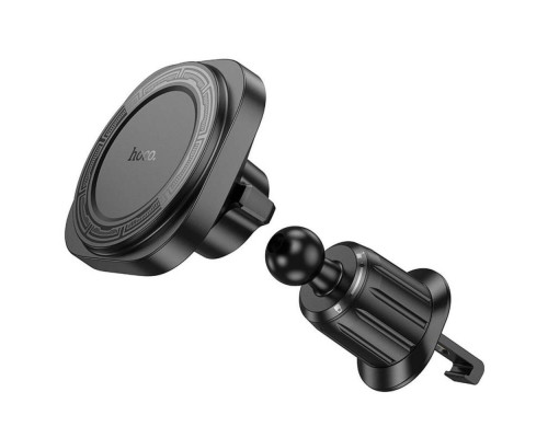 Тримач для мобільного HOCO H28 Rainbow ring magnetic car holder(air outlet) Black