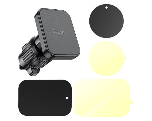 Автотримач для телефона HOCO H32 Cheetah magnetic car holder (air outlet) Black (6942007614467)