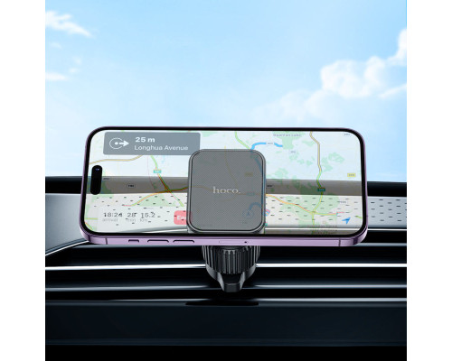 Автотримач для телефона HOCO H32 Cheetah magnetic car holder (air outlet) Black (6942007614467)