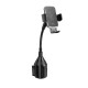 Автотримач для телефона HOCO H63 Utmost push-type car mount(cup holder) Black (6942007639972)