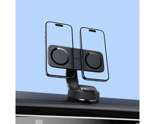 Автотримач для телефона ACEFAST D60 dual magnet car holder for dashboard Black (6974316285380)