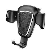 Тримач для мобiльного Baseus Gravity Car Mount（Metal Type）Black