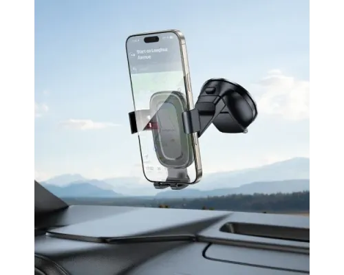 Автотримач BOROFONE BH130 Follower gravity car holder(center console) чорний mag-6941991121289145015