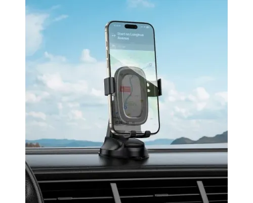 Автотримач BOROFONE BH130 Follower gravity car holder(center console) чорний mag-6941991121289145015