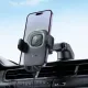 Бездротовий АЗП Hoco HW32 Crown push-type wireless charging car holder(center console) black metal mag-6942007646949152314