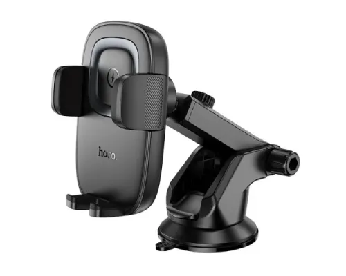 Бездротовий АЗП Hoco HW32 Crown push-type wireless charging car holder(center console) black metal mag-6942007646949152314