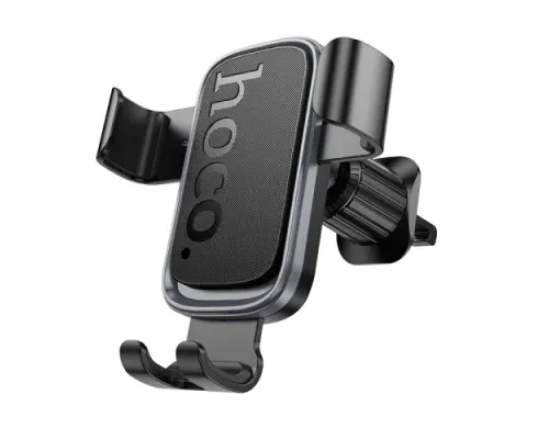 Автотримач Hoco H80 Vista gravity car holder(air outlet) black metal grey mag-6942007647908146164