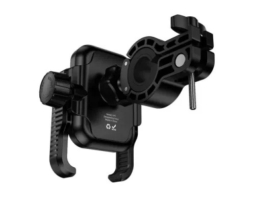 Вело/Мото тримач Hoco H91 Milly motorcycle bicycle universal holder Чорний mag-6942007662642146754