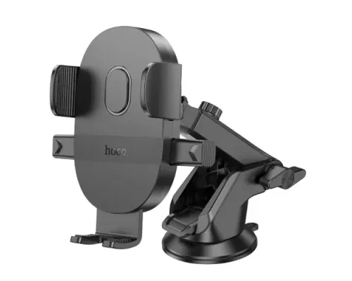 Автотримач Hoco H19 Mighty one-button car holder(center console) Чорний mag-6942007601580146029