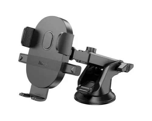 Автотримач Hoco H19 Mighty one-button car holder(center console) Чорний mag-6942007601580146029