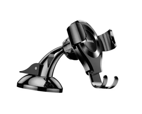 Автотримач BASEUS PREMIUM Osculum Type Gravity Car Mount Black SUYL-XP01 mag-6953156268760152093
