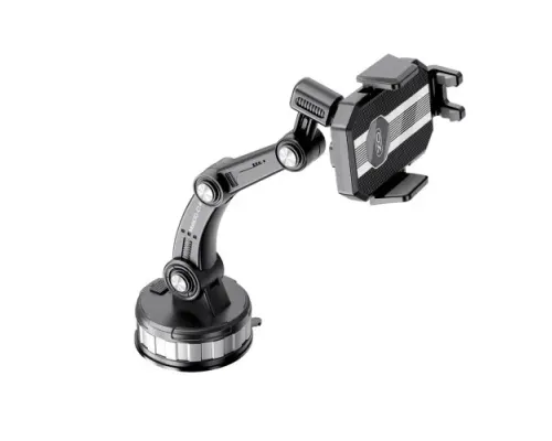 Автотримач XO C146 Suction Cup Rotating Cell Phone Holder Чорний mag-6920680857654147303