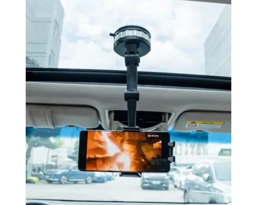 Автотримач XO C146 Suction Cup Rotating Cell Phone Holder Чорний mag-6920680857654147303