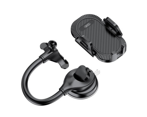 Автотримач XO C85 Car hose suction cup mobile phone holder Чорний mag-6920680882809140438