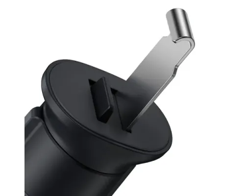 Автотримач Baseus Metal Age Gravity Car Mount Air Outlet Version Dark Grey SUJS000013 mag-6932172605223145669