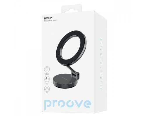 Автотримач Proove Hoop Stick-on Car Mount black PLS-00-00119627