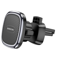 Тримач для мобільного BOROFONE BH67 Air outlet magnetic car holder Black Metal Grey