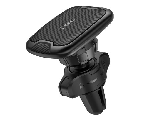 Тримач для мобільного HOCO CA65 Sagittarius series air outlet magnetic car holder Black