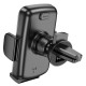 Тримач для мобільного HOCO CA94 Polaris push-type air outlet car holder Black