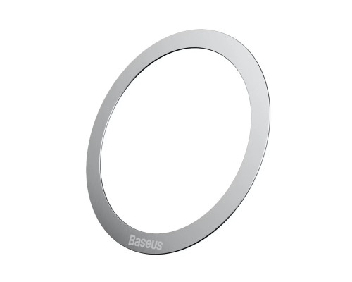 Магнітна пластина Baseus Halo Series Magnetic Metal Ring（2pcs/pack）Silver