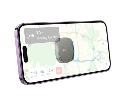 Тримач для мобільного HOCO H52 Ultimate magnetic car holder Deep Space Gray (6942007626354 )