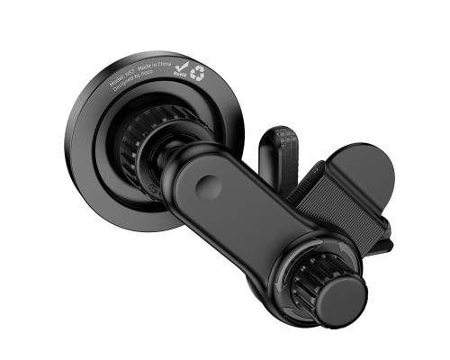 Автотримач для телефона HOCO H57 Show ring magnetic car holder(display) Black (6942007637572)