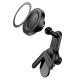 Автотримач для телефона HOCO H57 Show ring magnetic car holder(display) Black (6942007637572)