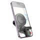 Автотримач для телефона HOCO H57 Show ring magnetic car holder(display) Black (6942007637572)