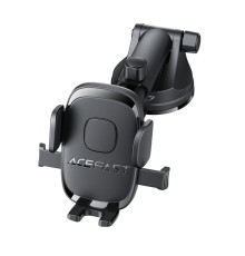 Автотримач для телефона ACEFAST D57 one-key lock car holder for dashboard Black (6974316284727)