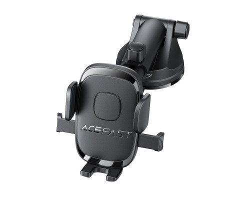 Автотримач для телефона ACEFAST D57 one-key lock car holder for dashboard Black (6974316284727)