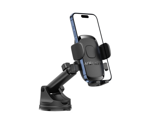 Автотримач для телефона ACEFAST D57 one-key lock car holder for dashboard Black (6974316284727)