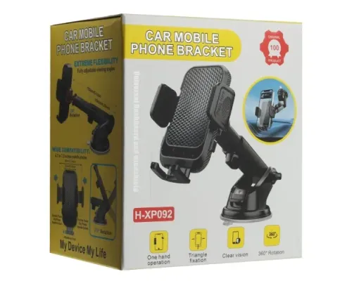 Автотримач XP-092 Black mag-2000001530818147651