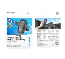 Автотримач BOROFONE BH129 Follower gravity car holder(air outlet) чорний mag-6941991121272146051