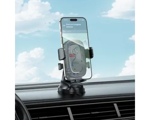 Автотримач BOROFONE BH132 Follower one-button car holder(center console) чорний mag-6941991121302145016