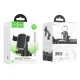 Автотримач Hoco H81 Vista Gravity Car holder(center console) black metal grey mag-6942007647915145096