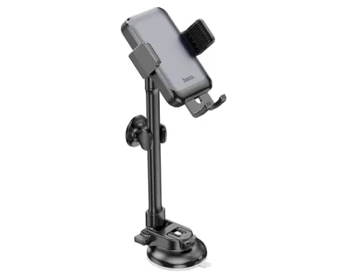 Автотримач Hoco H27 Rock push-type car holder(center console) black mag-6942007608923145082