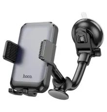 Автотримач Hoco H27 Rock push-type car holder(center console) black mag-6942007608923145082