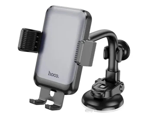 Автотримач Hoco H27 Rock push-type car holder(center console) black mag-6942007608923145082