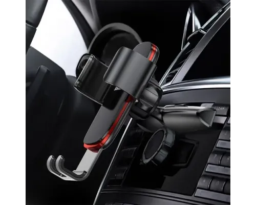 Автотримач Baseus Metal Age Gravity Car Mount (CD Version) Black SUYL-J01 mag-6953156291508145785