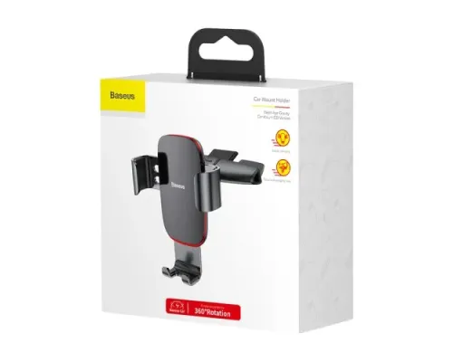 Автотримач Baseus Metal Age Gravity Car Mount (CD Version) Black SUYL-J01 mag-6953156291508145785