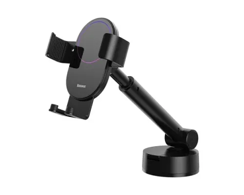 Автотримач Baseus Simplism gravity car mount holder with suction base Black SUYL-JY01 mag-6953156220966145775